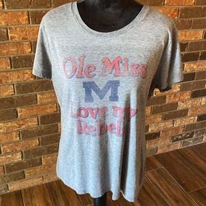 Size xl gray ole miss T-shirt